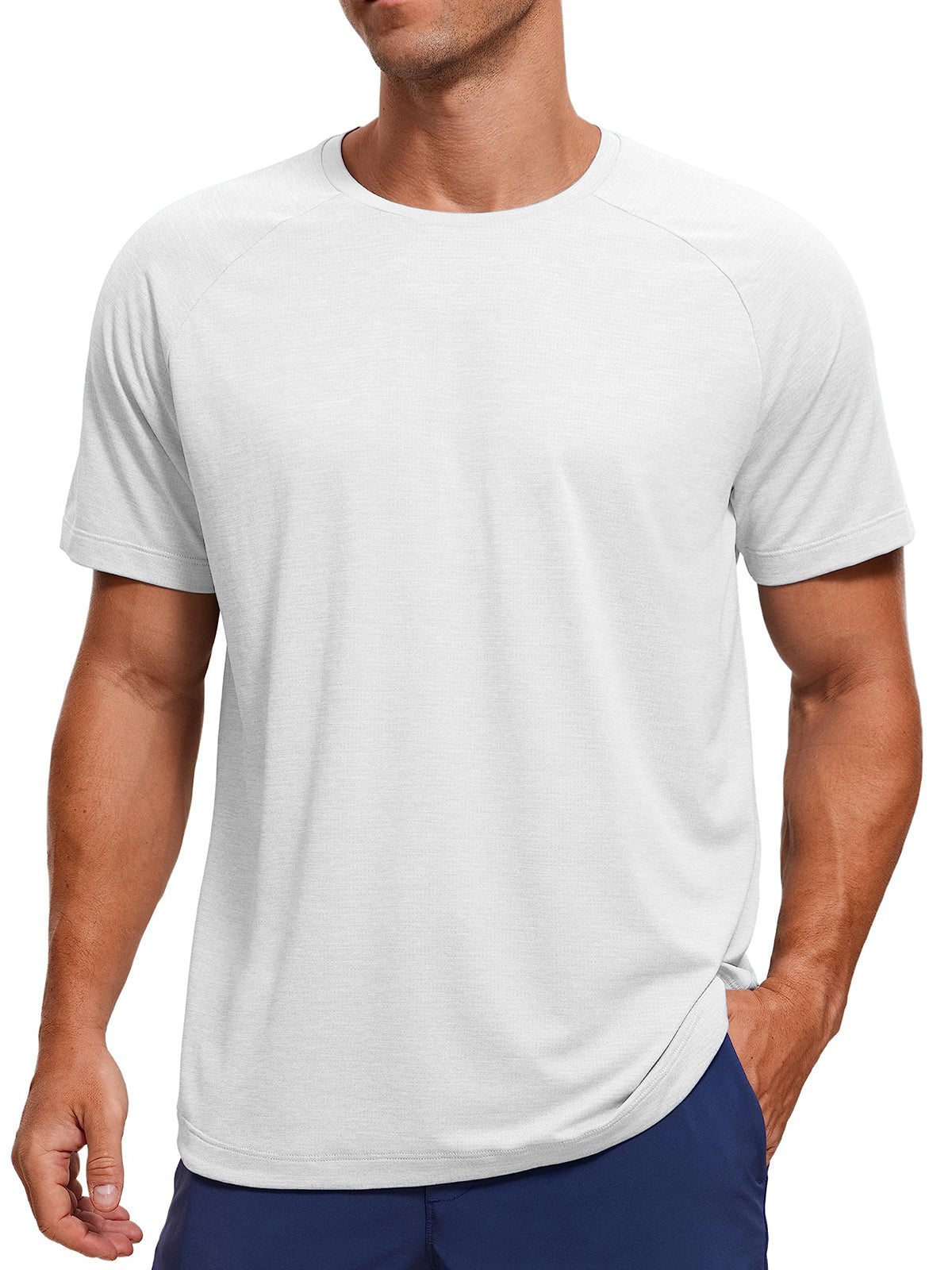 Men's Basic Sports Casual Base T-shirt