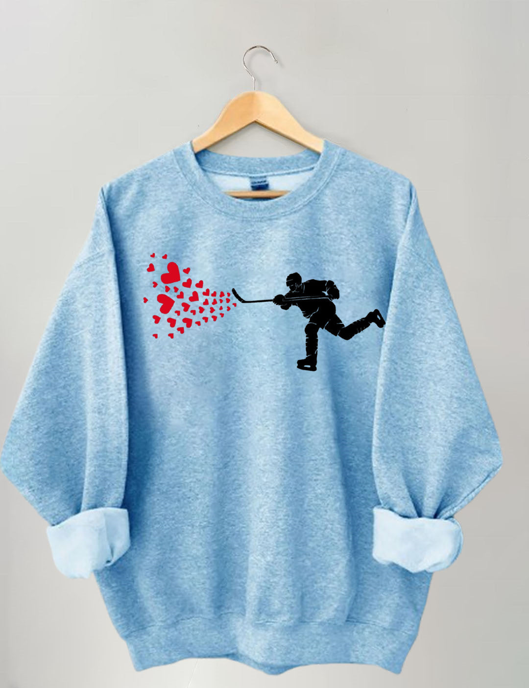 Ice Hockey Hearts Sweatshirt