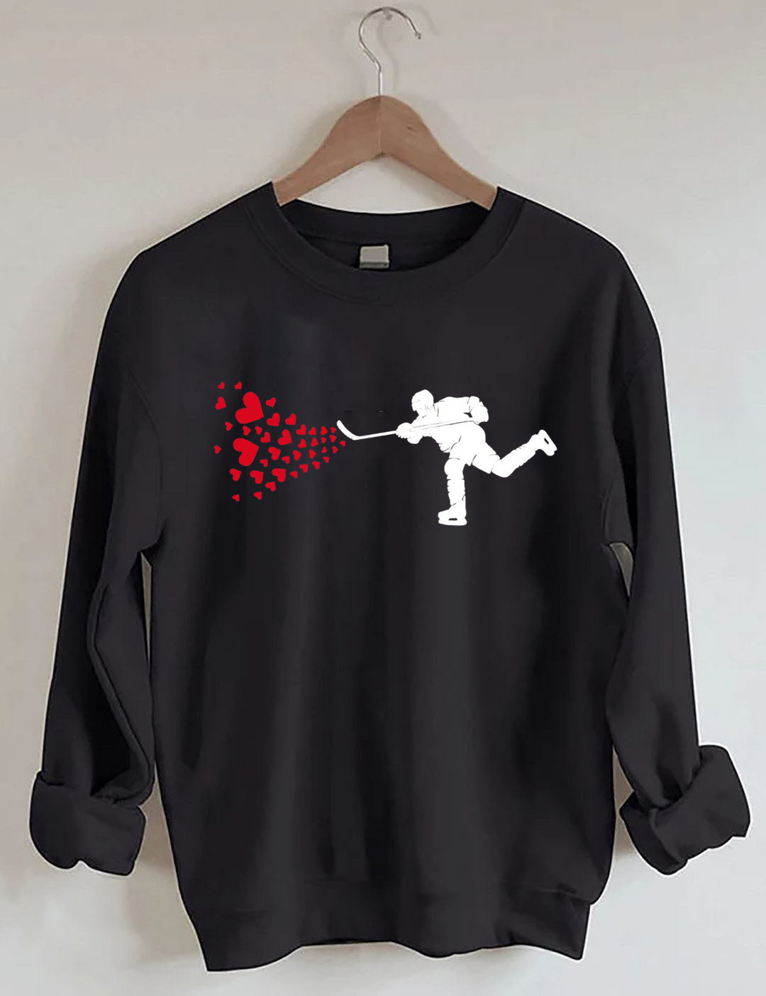 Ice Hockey Hearts Sweatshirt