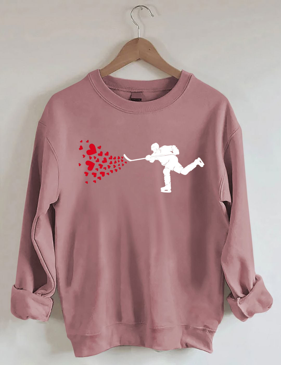 Ice Hockey Hearts Sweatshirt
