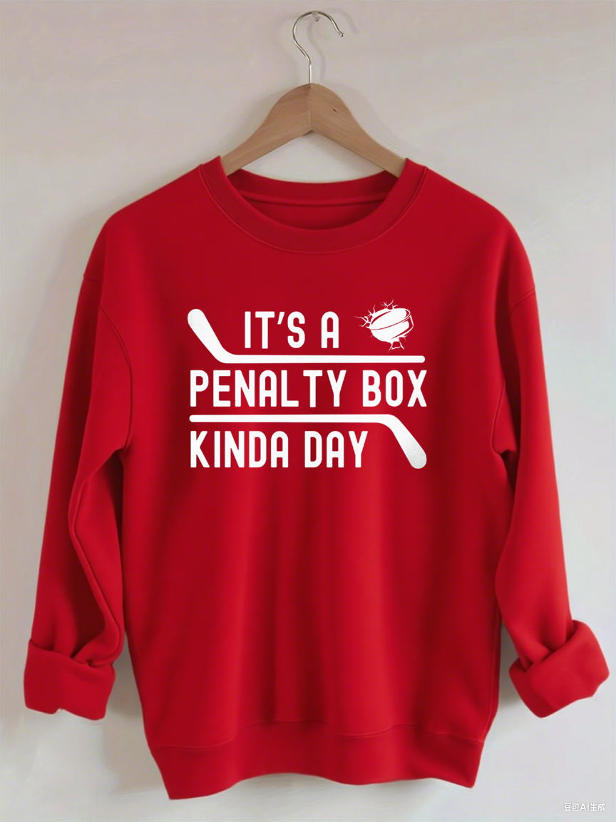 It's a Penalty Box Kinda Day Hockey Sweatshirt
