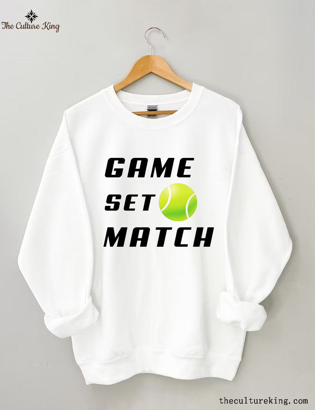 Game Set Match Tennis Sweatshirt