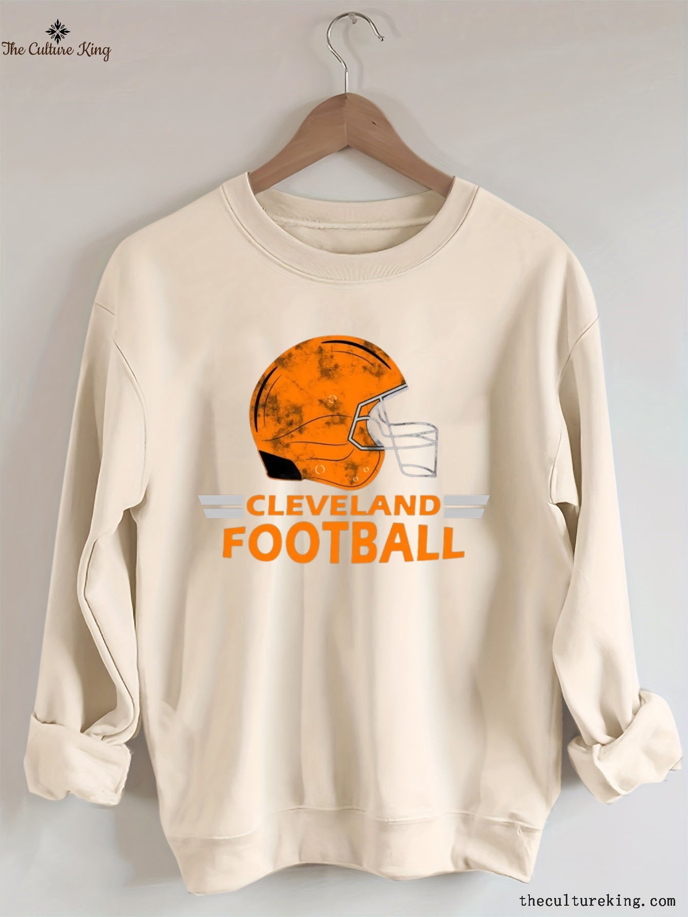 Vintage Cleveland Football Helmet  Sweatshirt