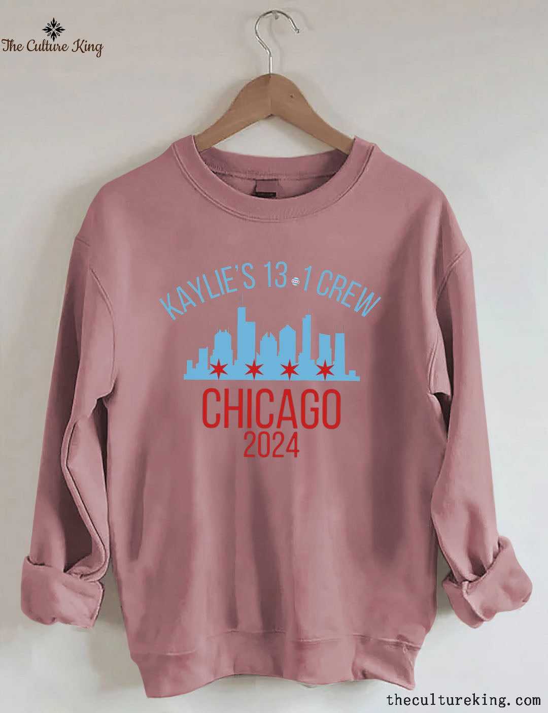 Personalized Chicago Marathon Support Crew Sweatshirt