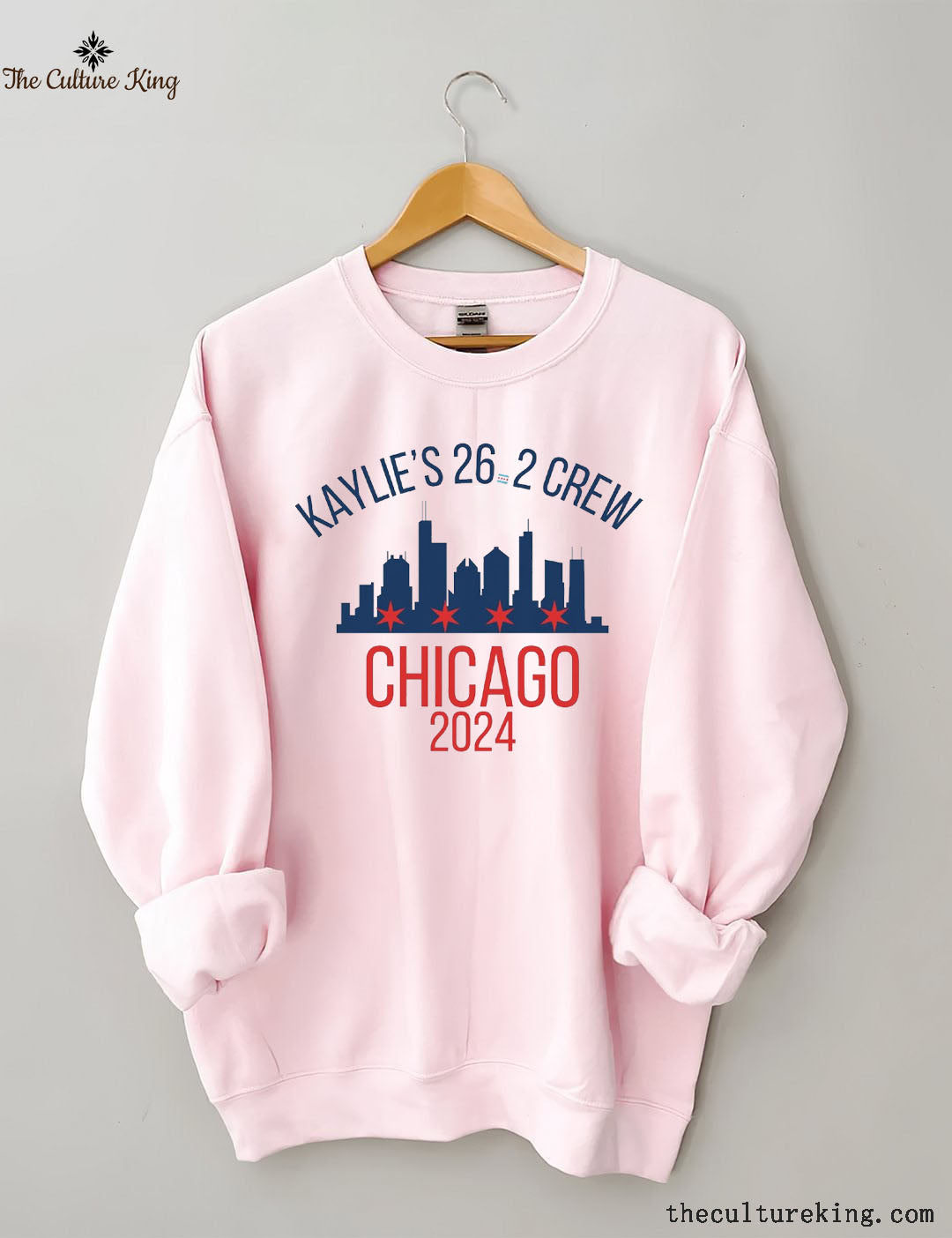 Personalized Chicago Marathon Support Crew Sweatshirt