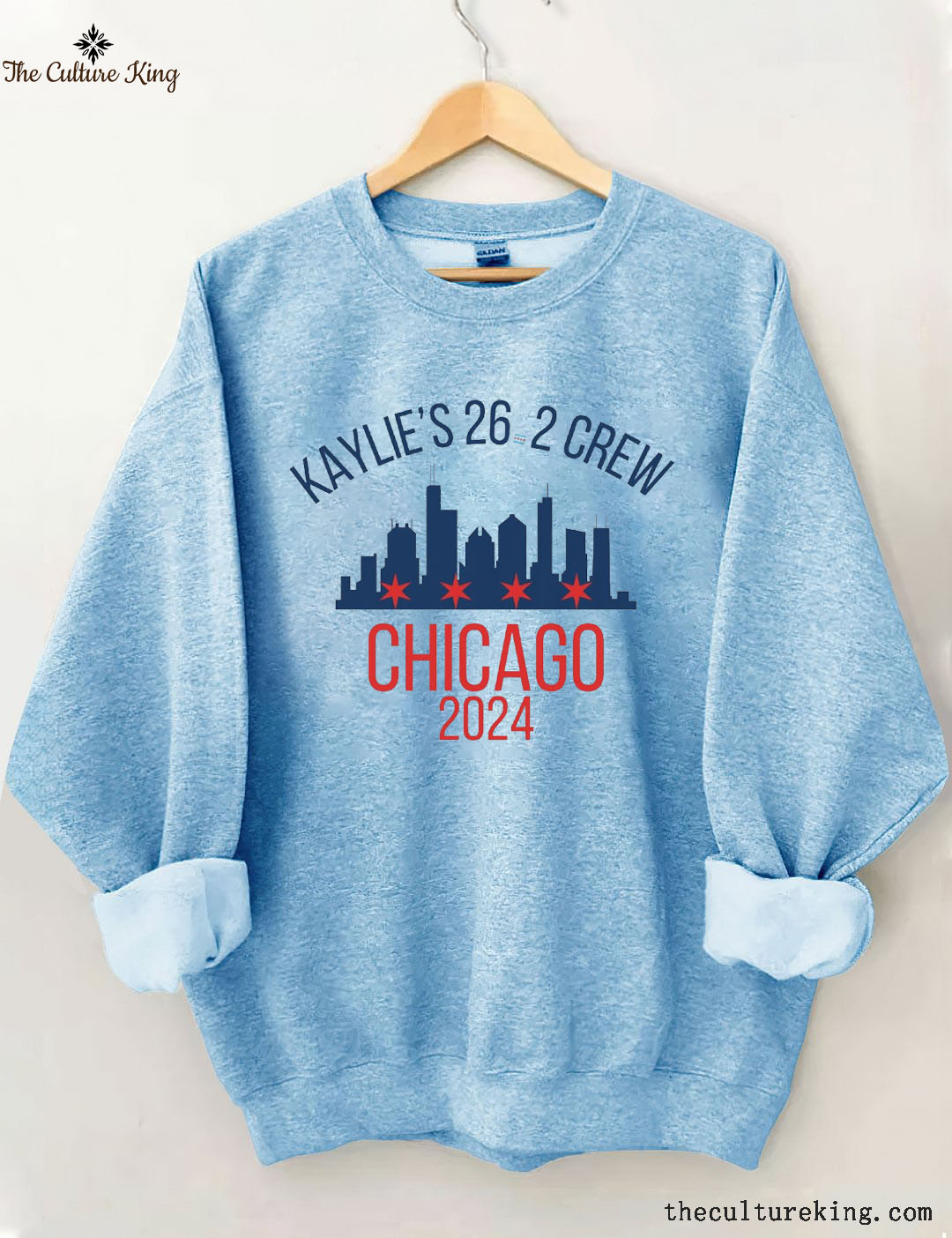 Personalized Chicago Marathon Support Crew Sweatshirt