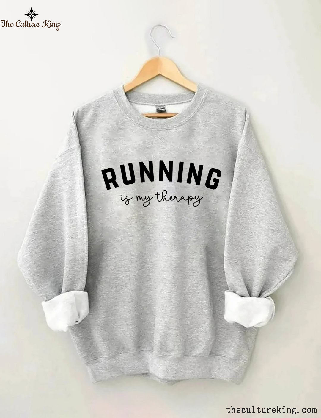 Running Is My Therapy Sweatshirt