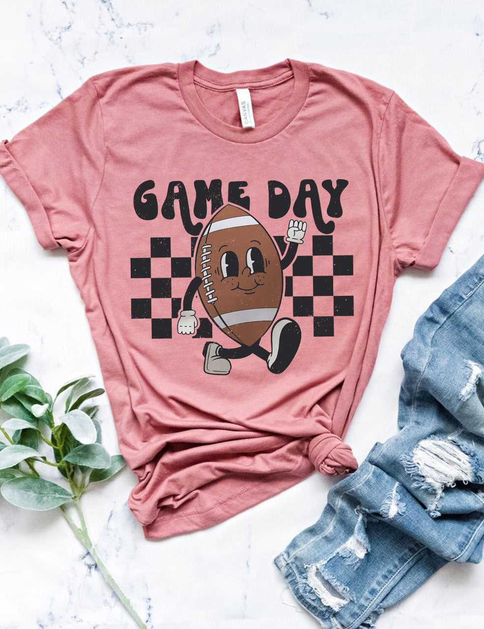 Retro Football Game Day T-Shirt