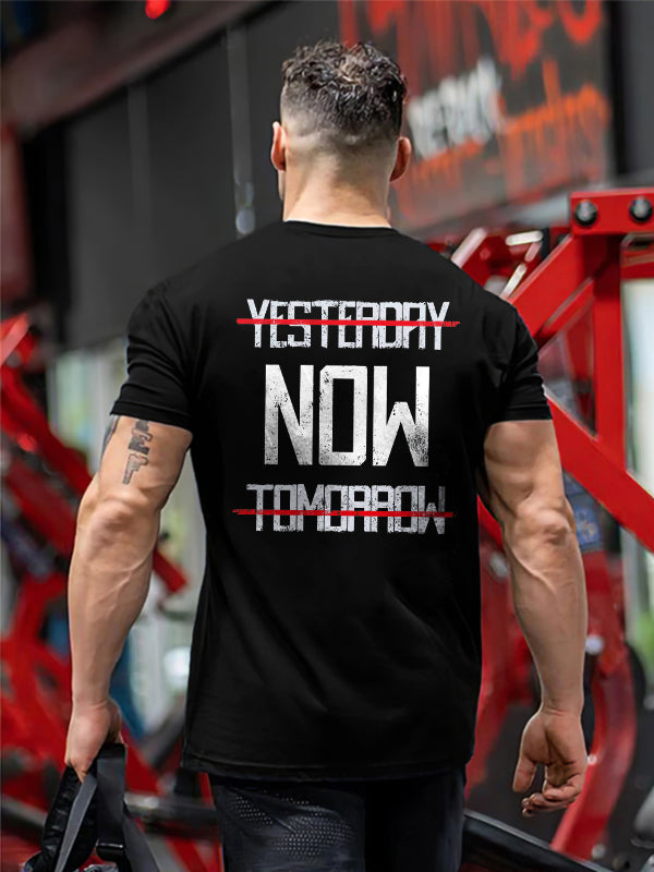 Yesterday Now Tomorrow Printed T-shirt