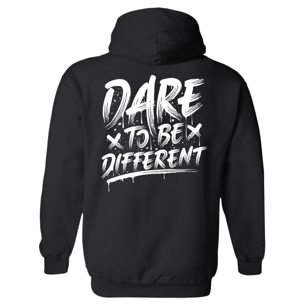 Dare To Be Different Printed Men's Hoodie