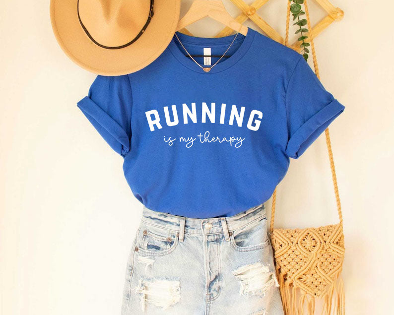 Running Is My Therapy T-shirt