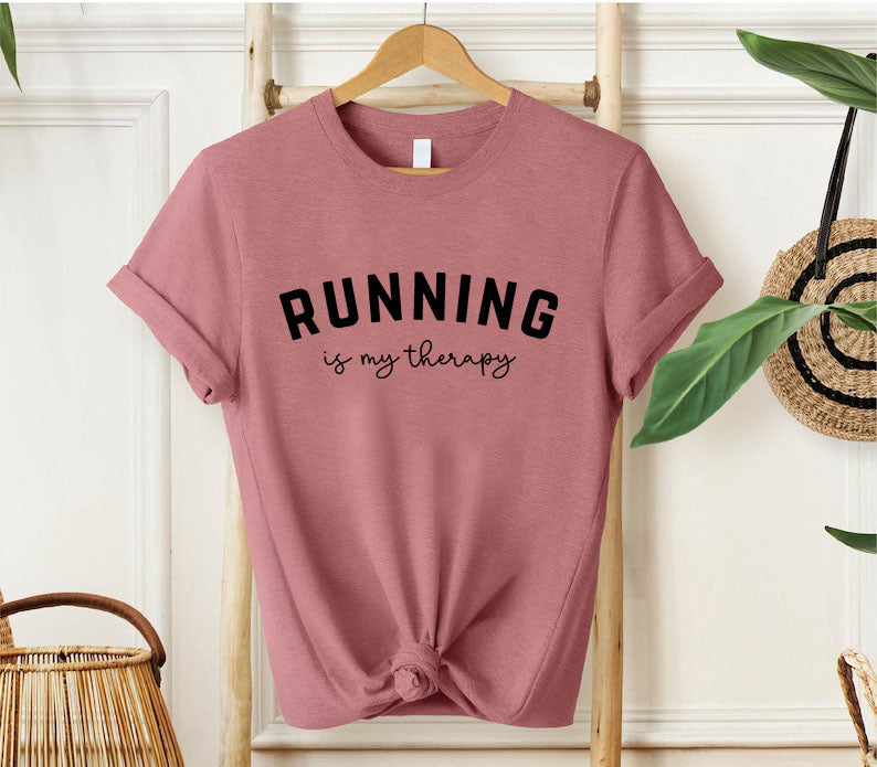 Running Is My Therapy T-shirt