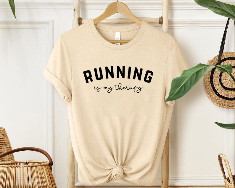 Running Is My Therapy T-shirt