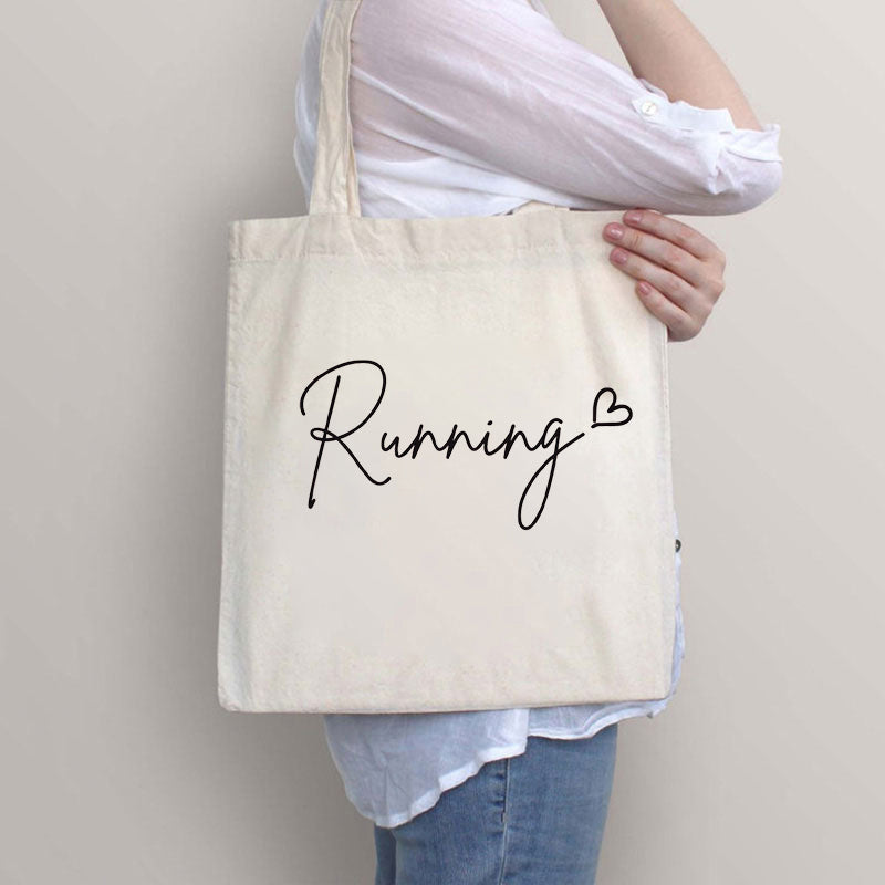 Minimalist Running Tote Bag