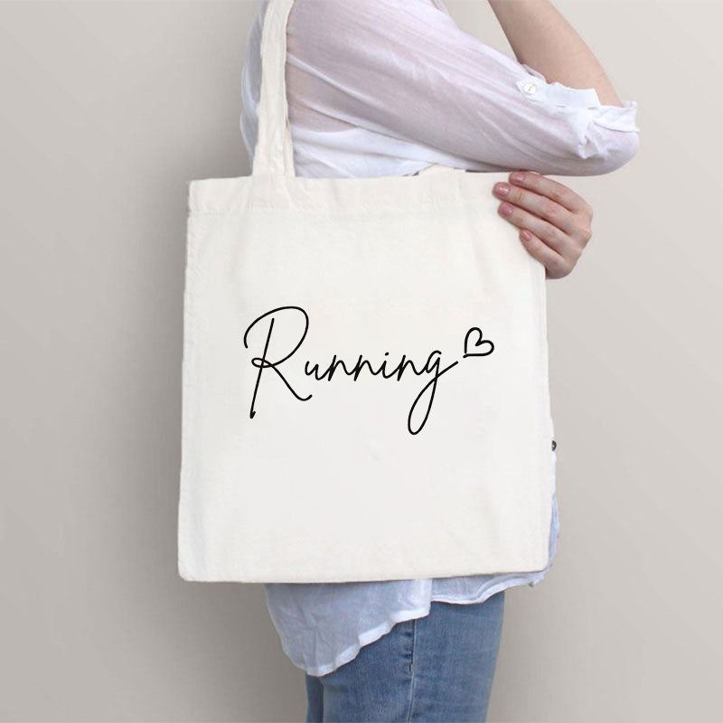 Minimalist Running Tote Bag