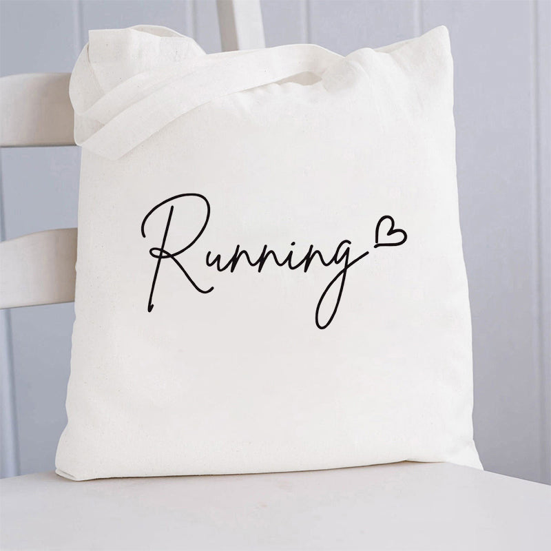 Minimalist Running Tote Bag