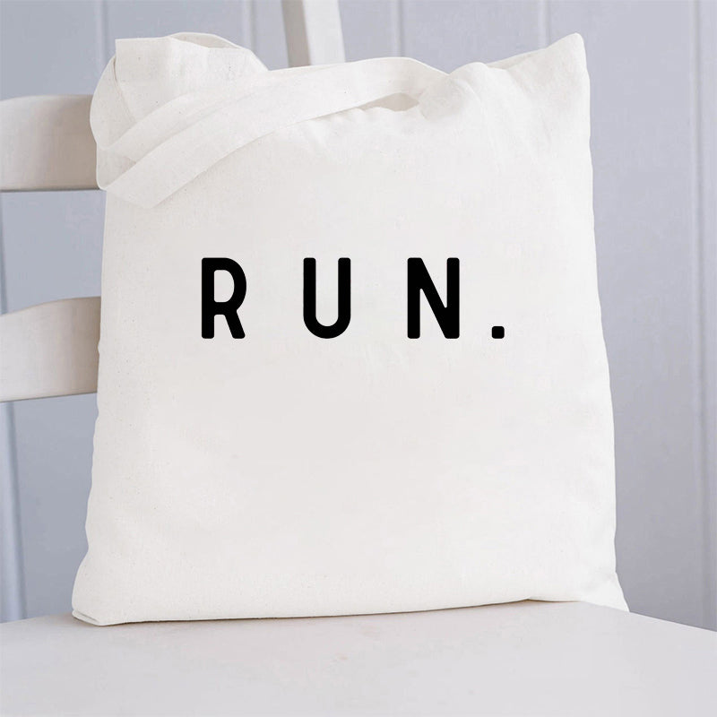 Minimalist Running Tote Bag