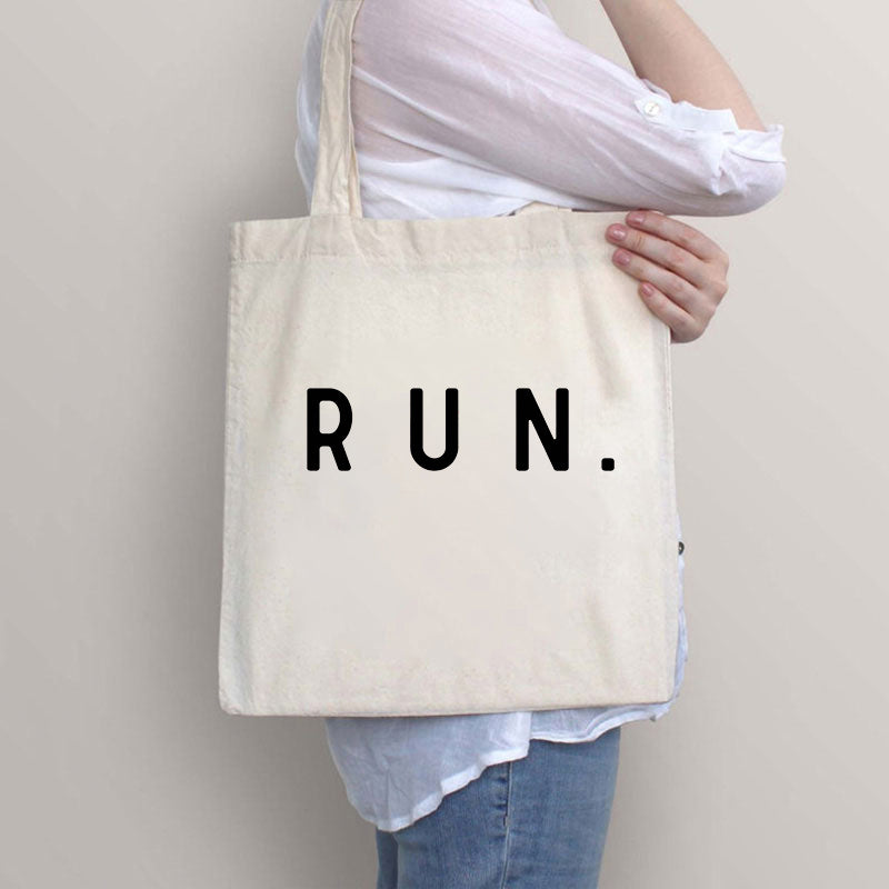 Minimalist Running Tote Bag