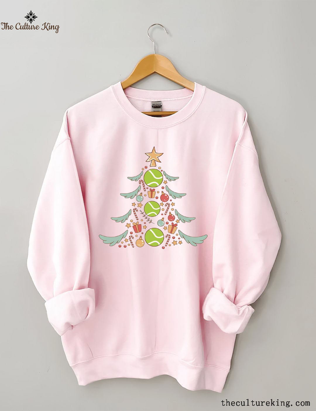 Tennis Christmas Tree Sweatshirt