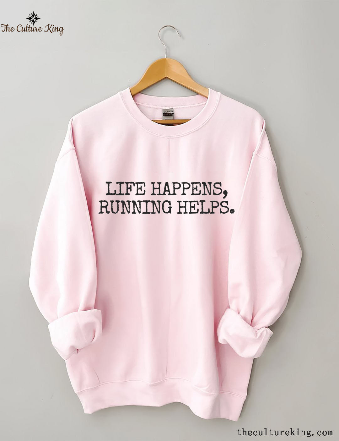 Life Happens Running Helps Sweatshir