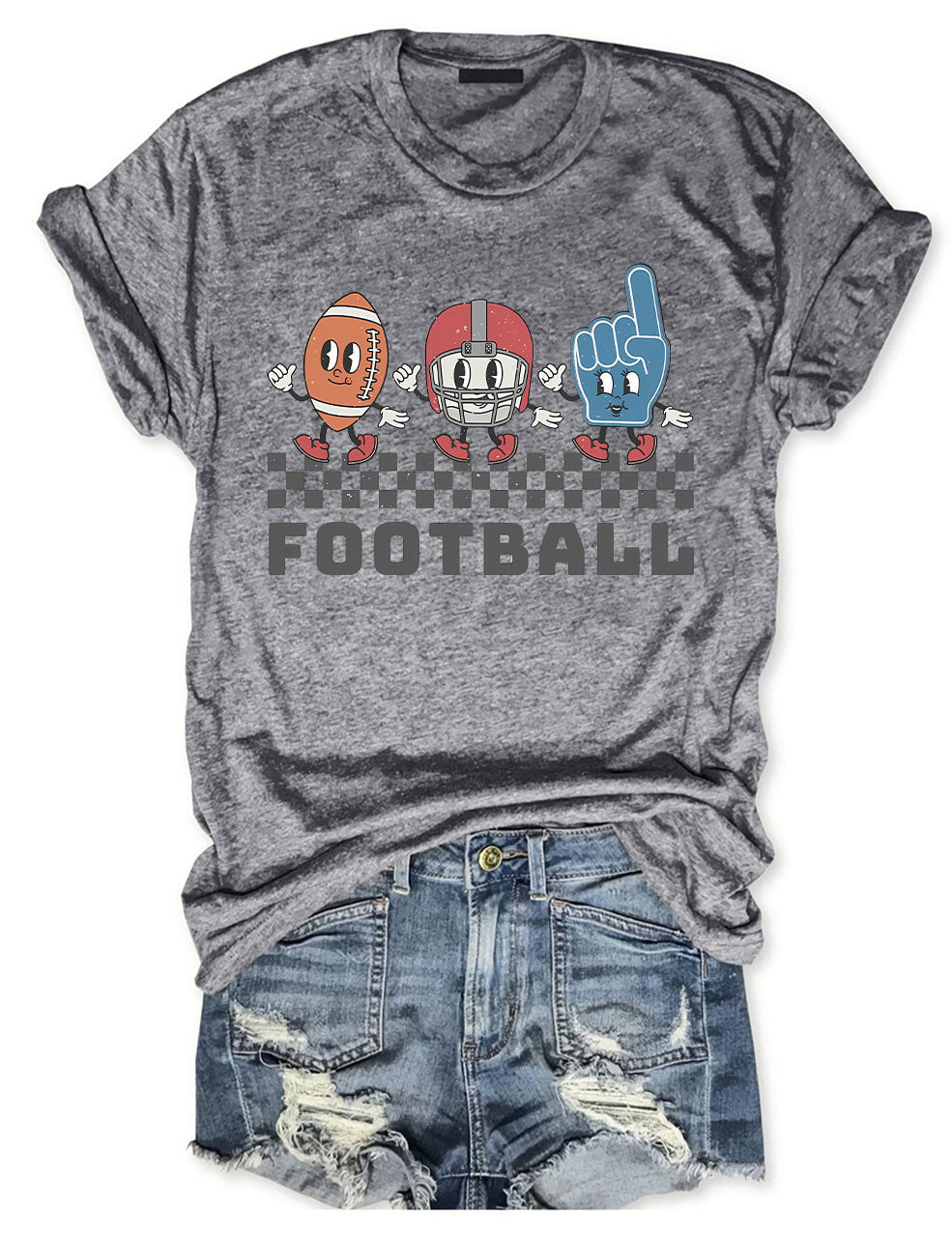 Retro Football Game Day T-Shirt