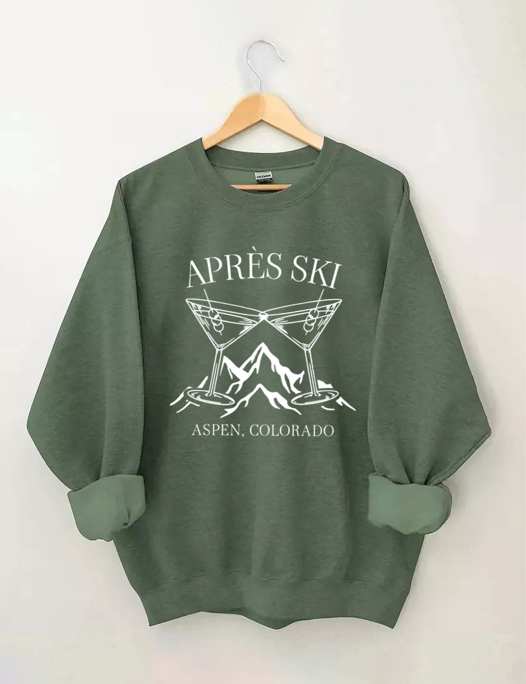 Custom Place Name Apres Ski  Sweatshirt