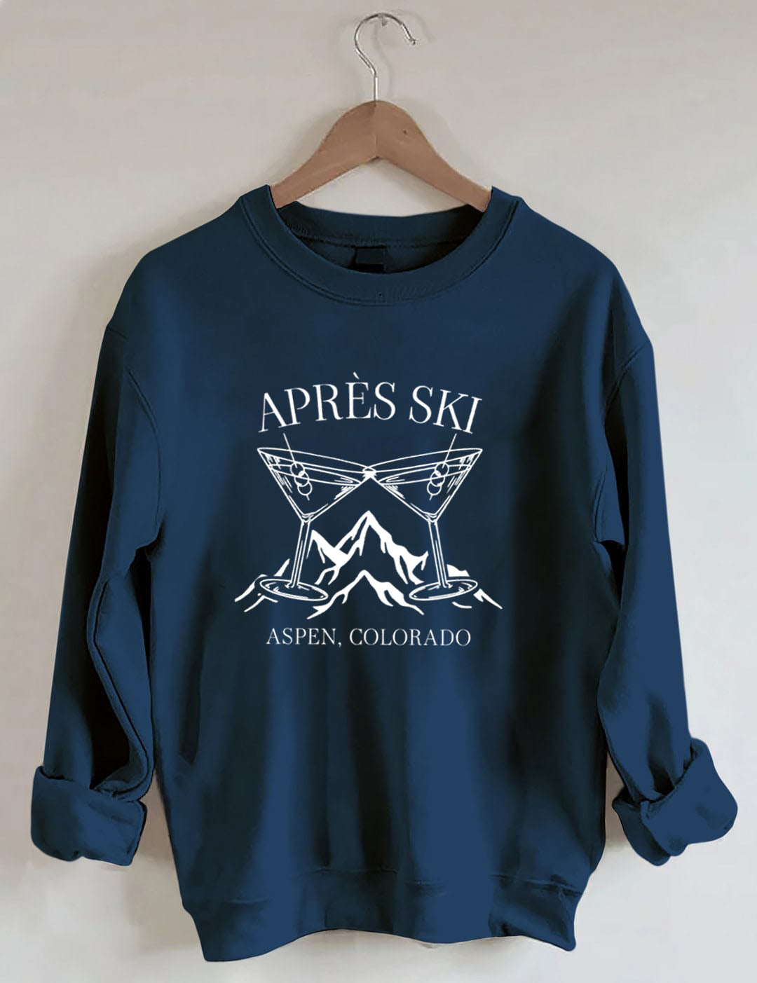 Custom Place Name Apres Ski  Sweatshirt