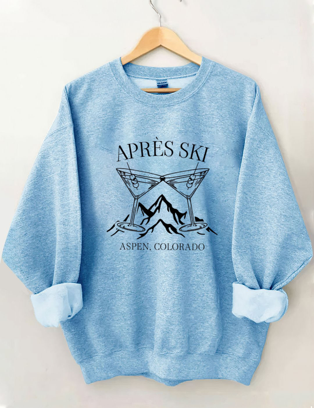 Custom Place Name Apres Ski  Sweatshirt