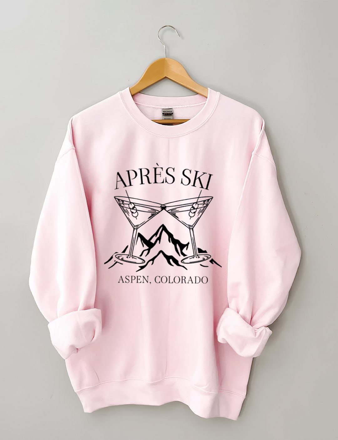 Custom Place Name Apres Ski  Sweatshirt