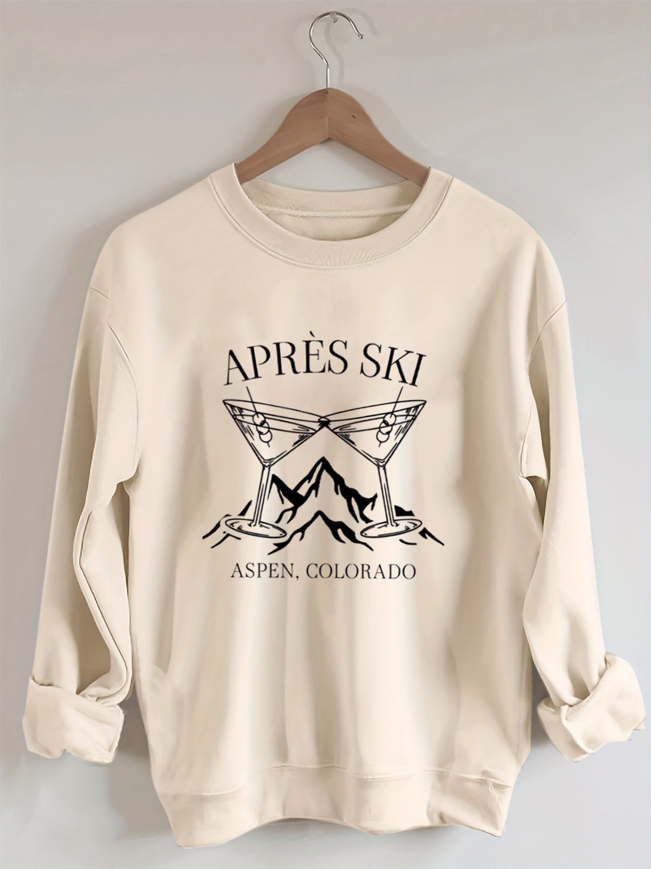 Custom Place Name Apres Ski  Sweatshirt