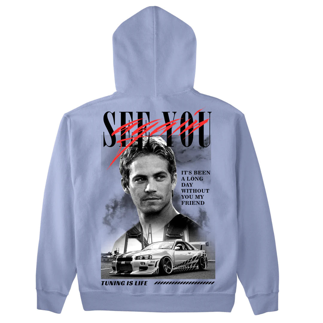 PAUL WALKER SEE YOU AGAIN PREMIUM HOODIE