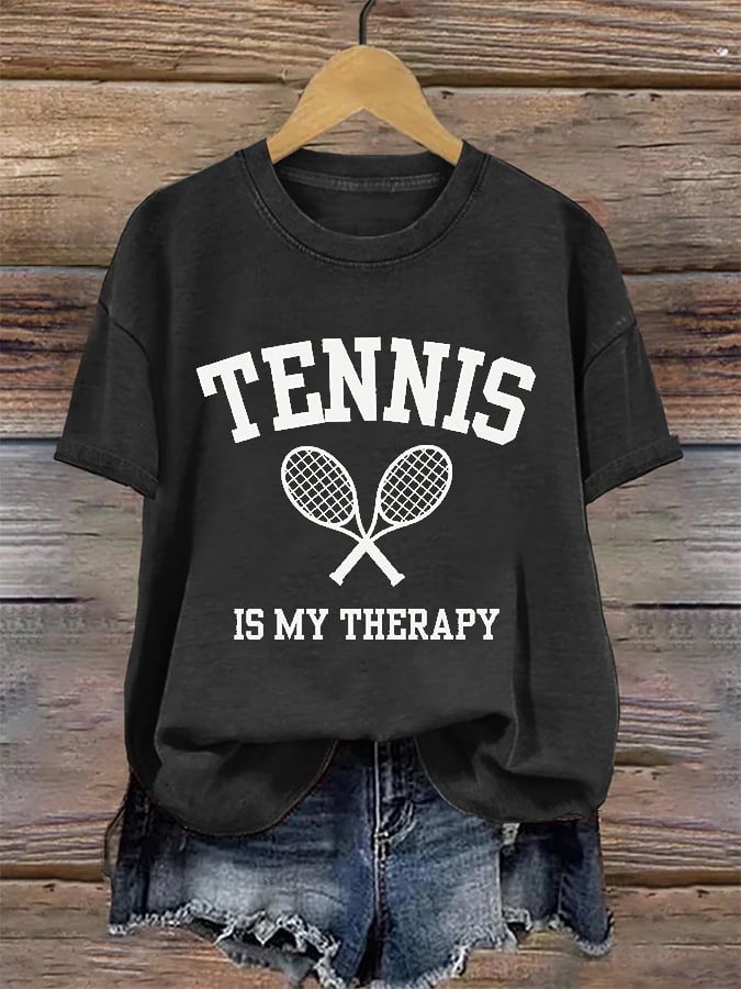 Women's Apres Tennis Print T-shirt