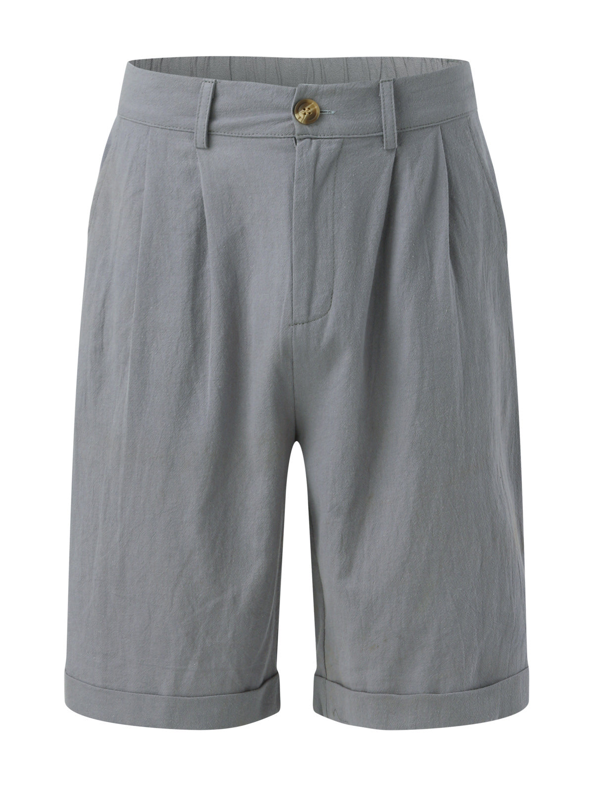 Men's Classic Cotton And Linen Casual Beach Shorts