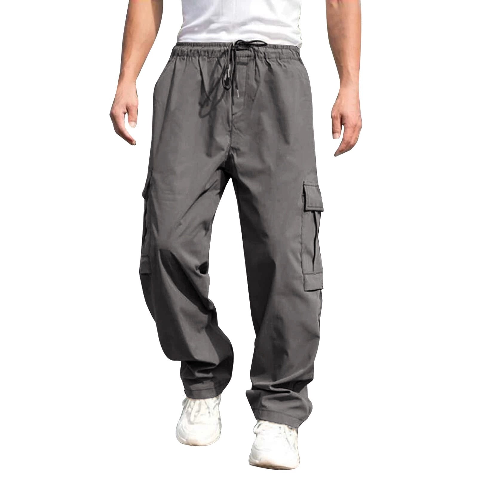 Men's Overalls European And American Men's Loose Straight Leg Casual Pants Men