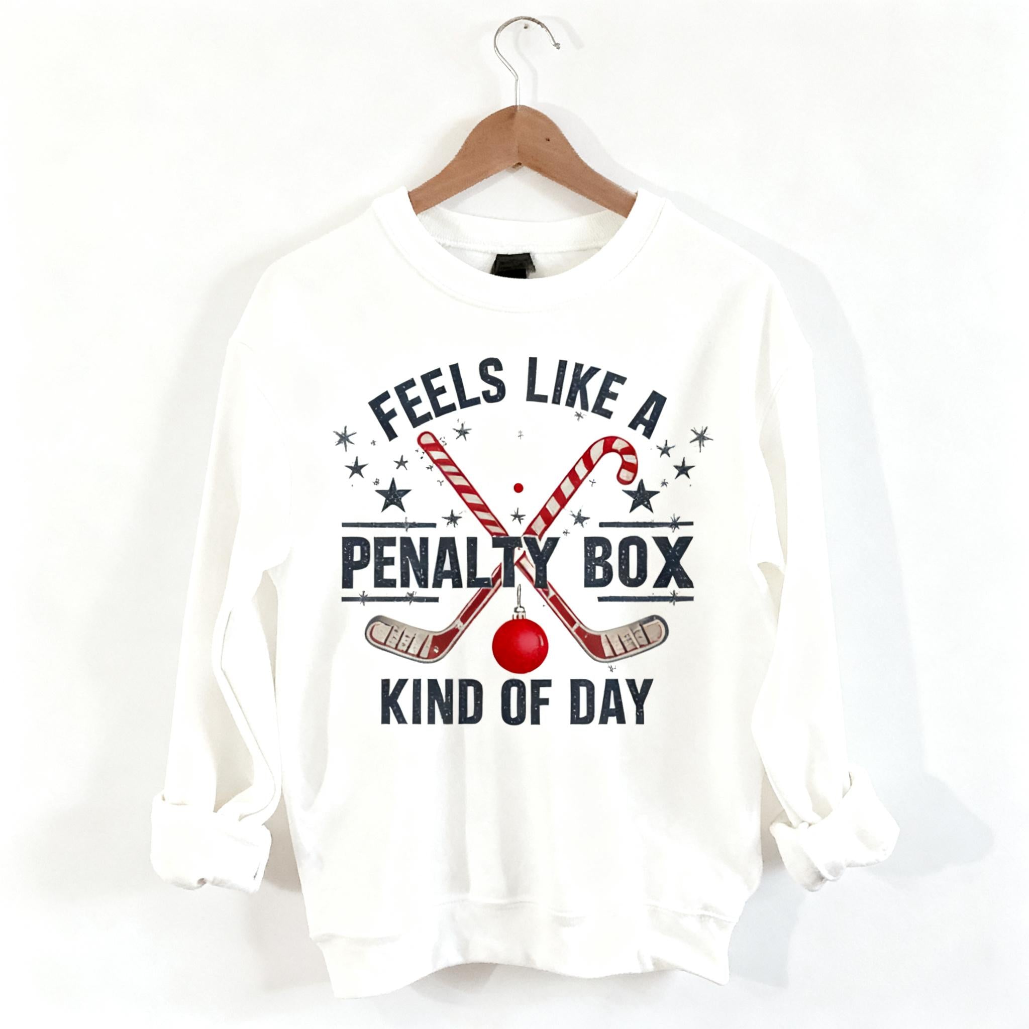 Merry Chrismas Hockey Penalty Box Sweatshirt