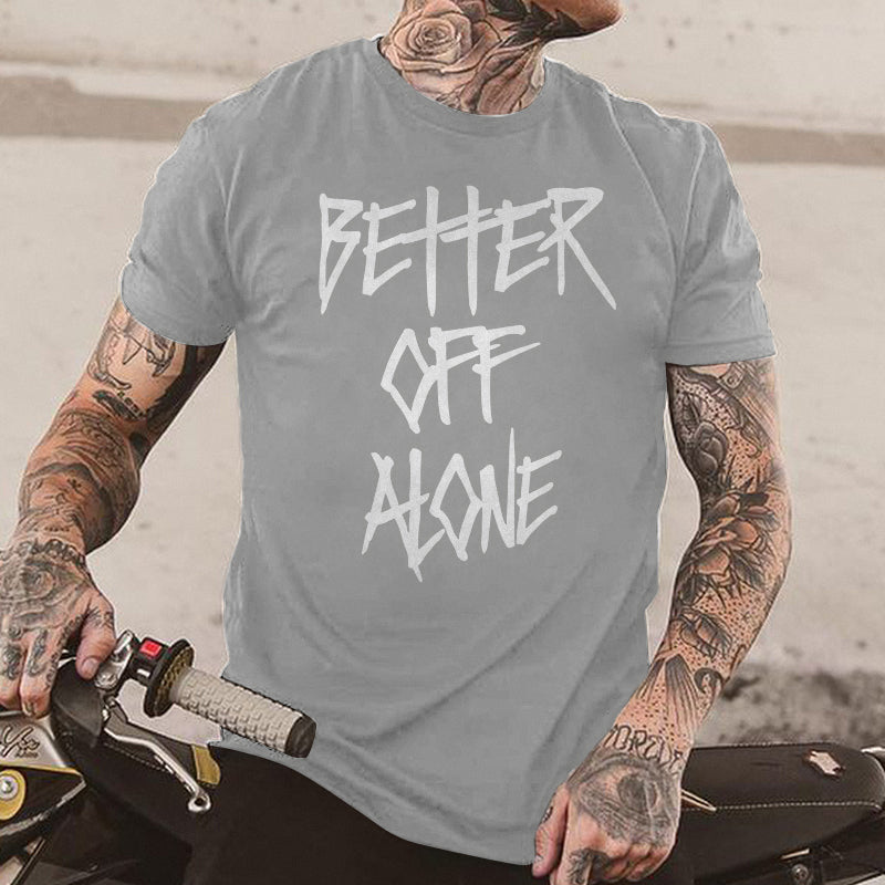 Better Off Alone Men's Black T-shirt