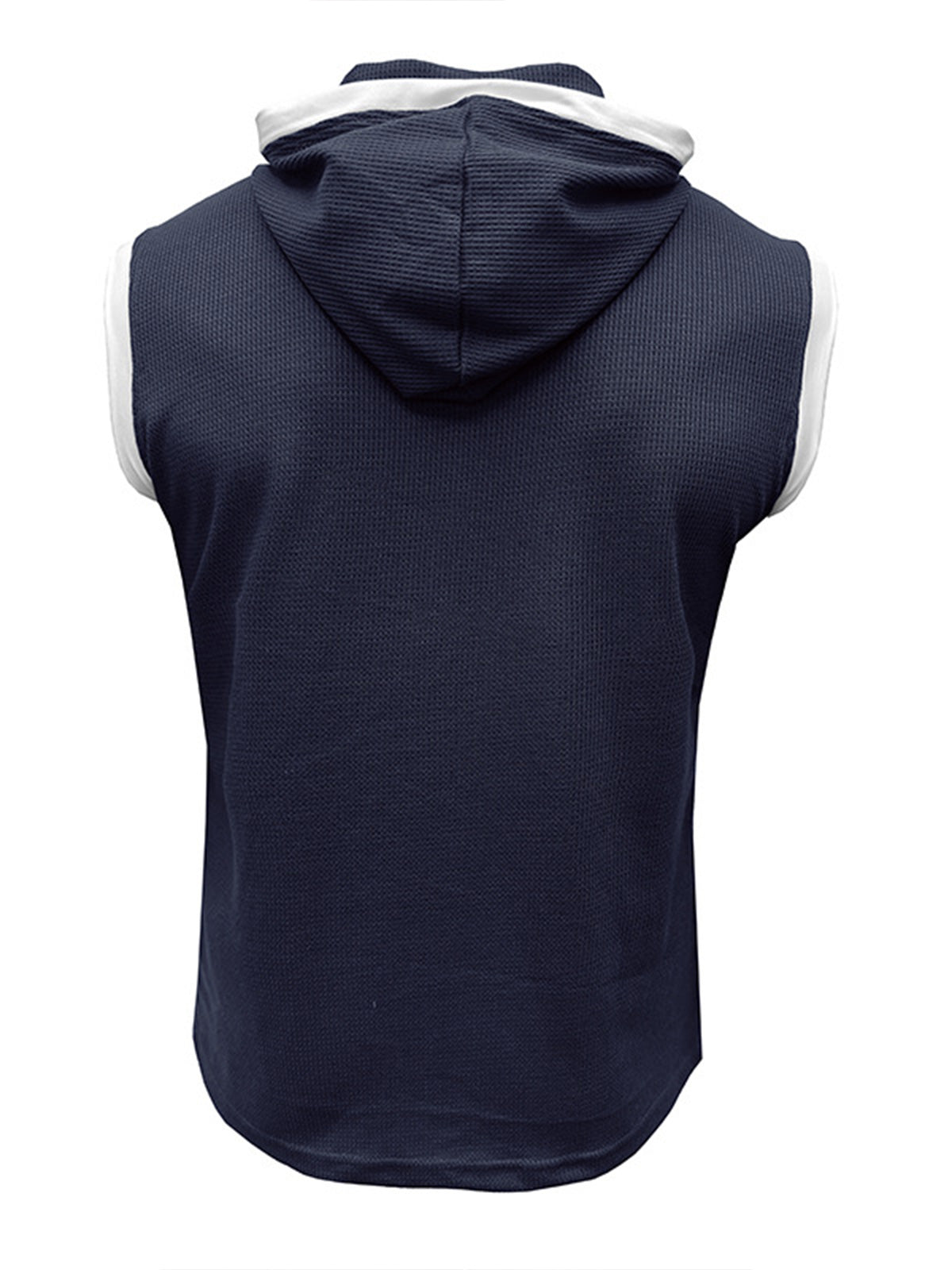 Men's Basic Casual Hooded Sleeveless T-Shirt Vest