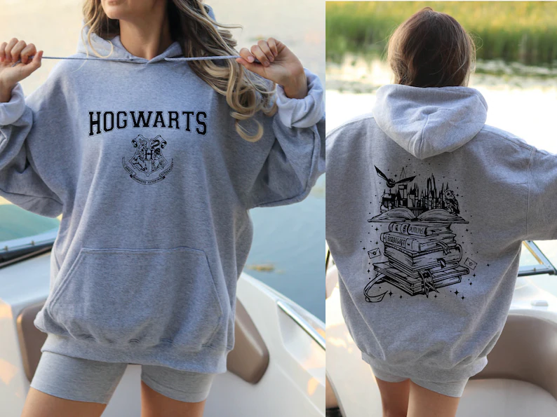 HOGWARTS Magical Wizard Castle Book Hoodie