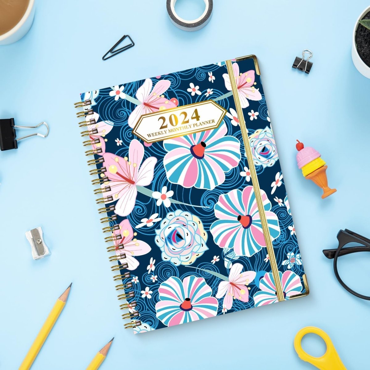 2024 Planner, Weekly & Monthly Planner  Home or Office Use for Gifts