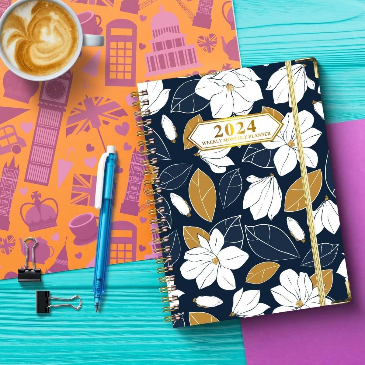 2024 Planner, Weekly & Monthly Planner  Home or Office Use for Gifts