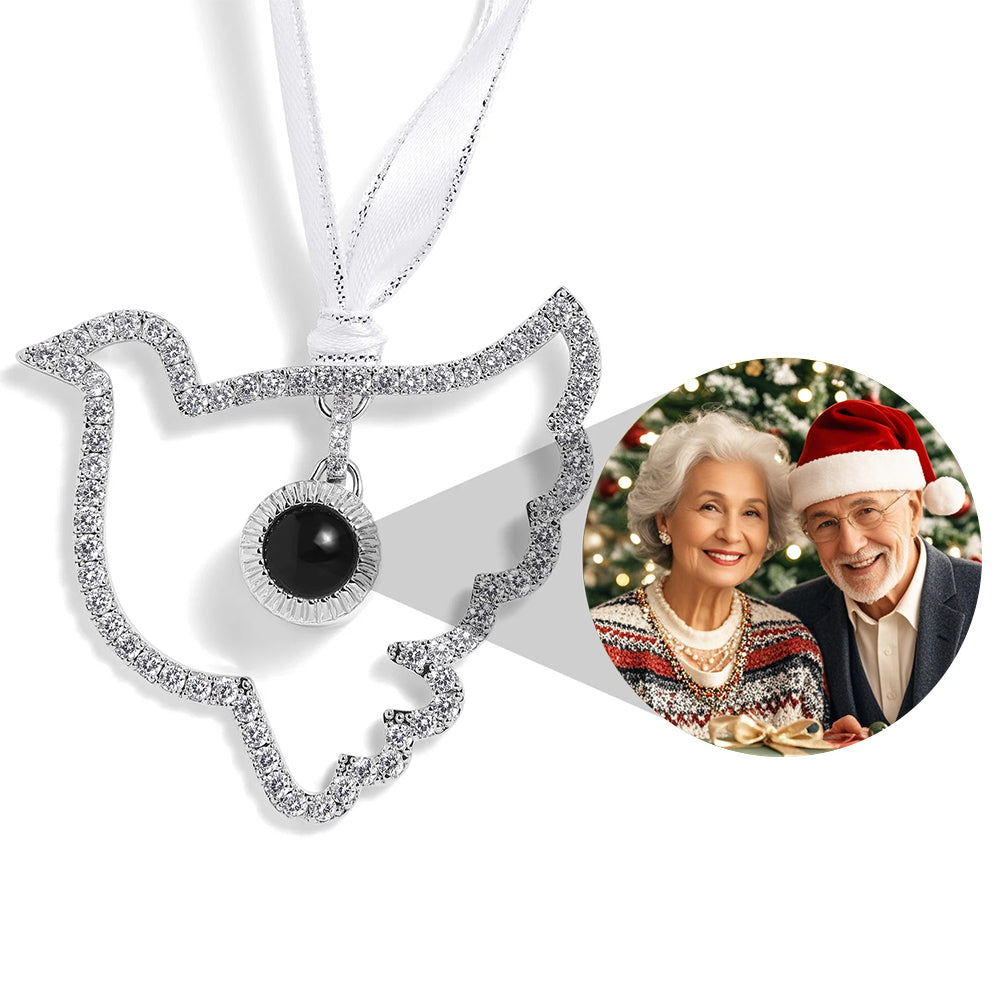 Personalized Custom Photo Christmas Projection Ornaments