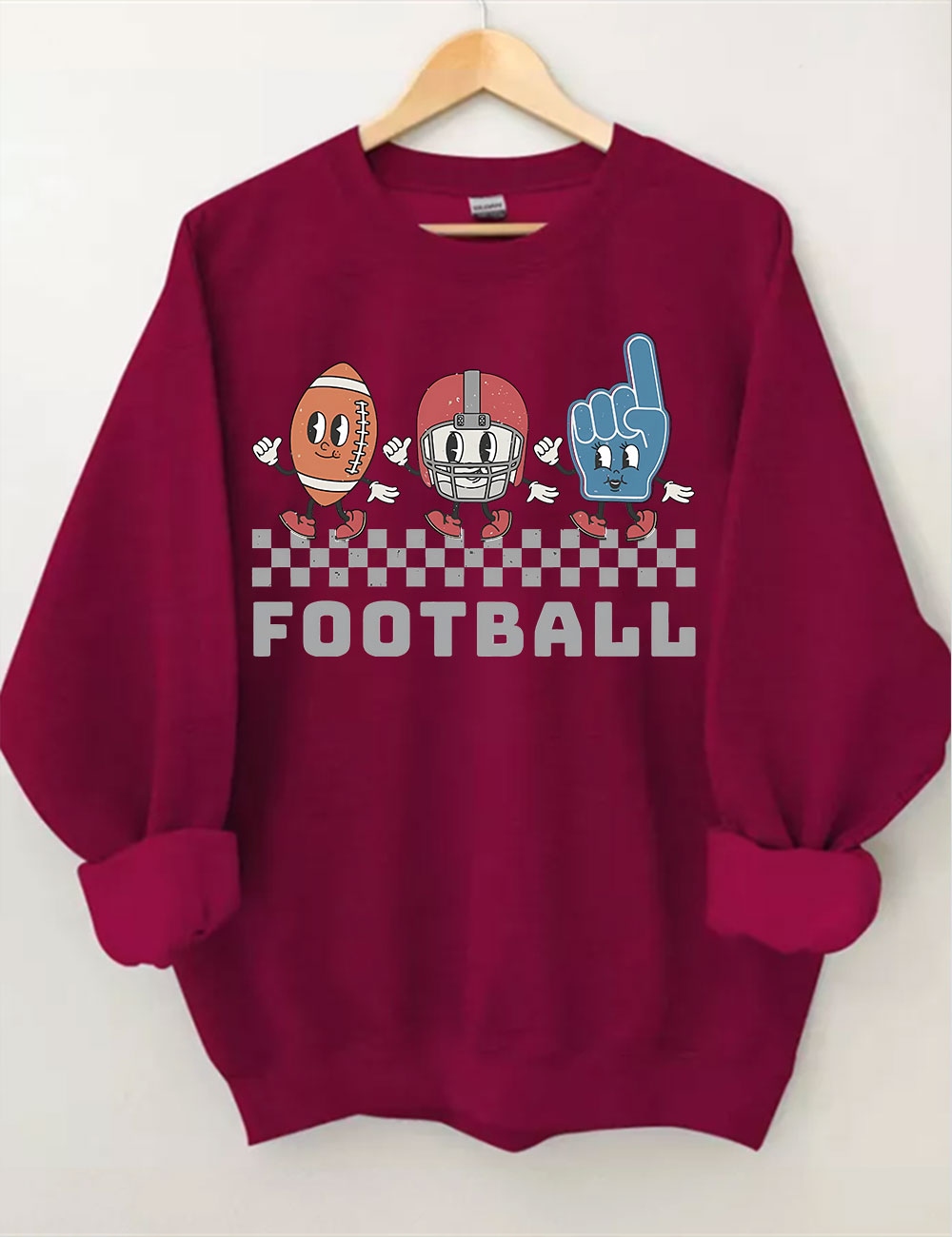 Retro Football Game Day Sweatshirt