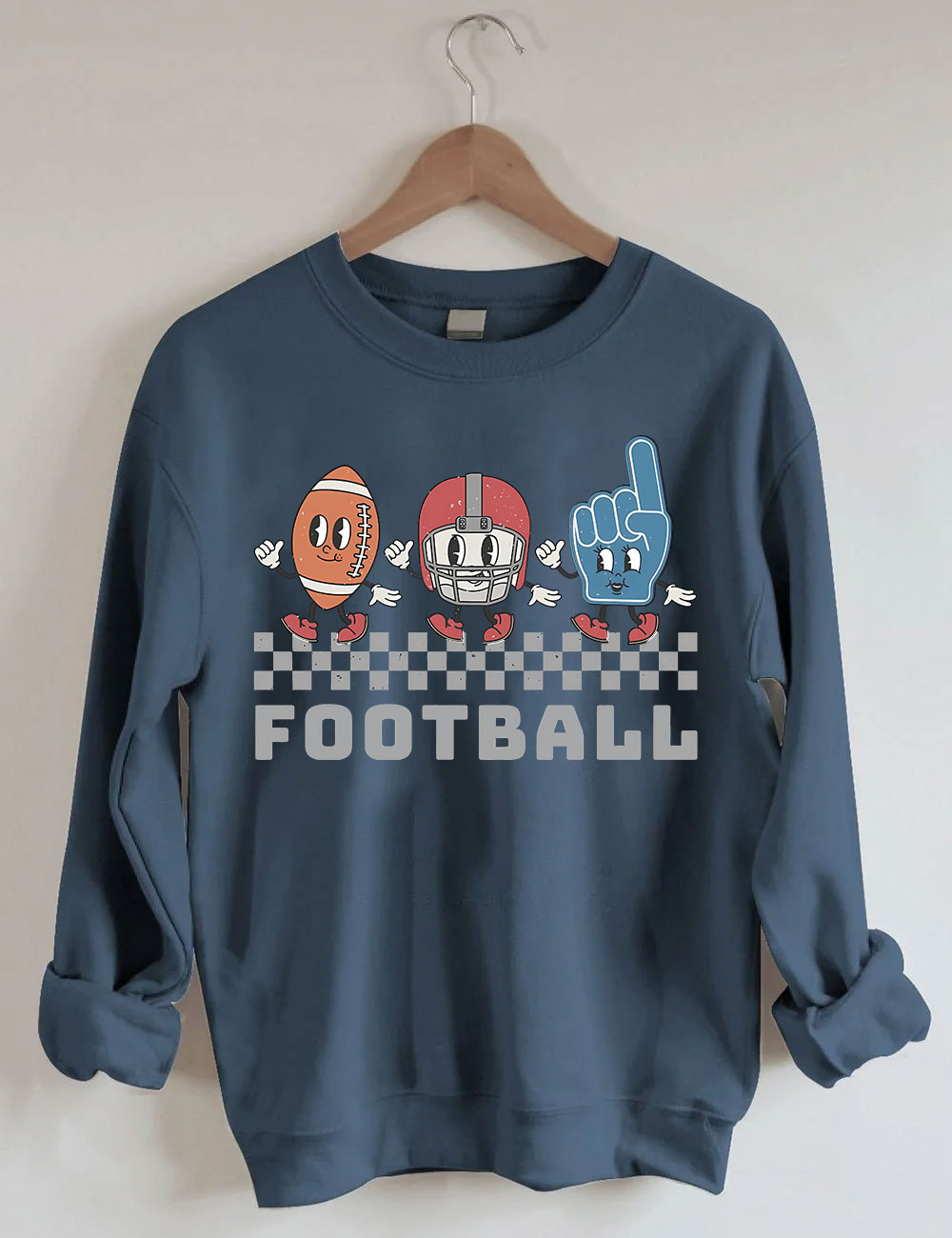 Retro Football Game Day Sweatshirt