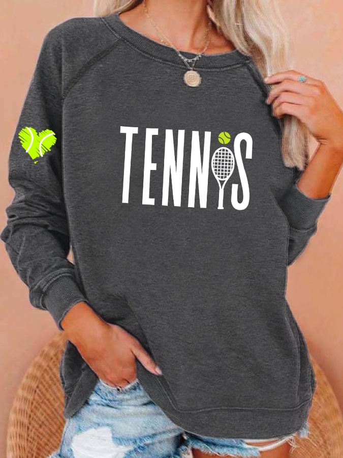 Women's Clothing Tennis Lovers Casual Sweaters