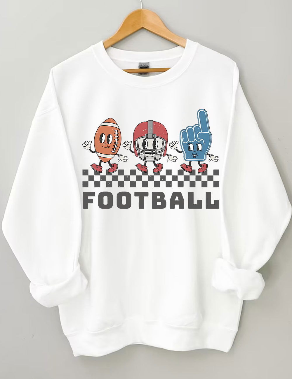 Retro Football Game Day Sweatshirt