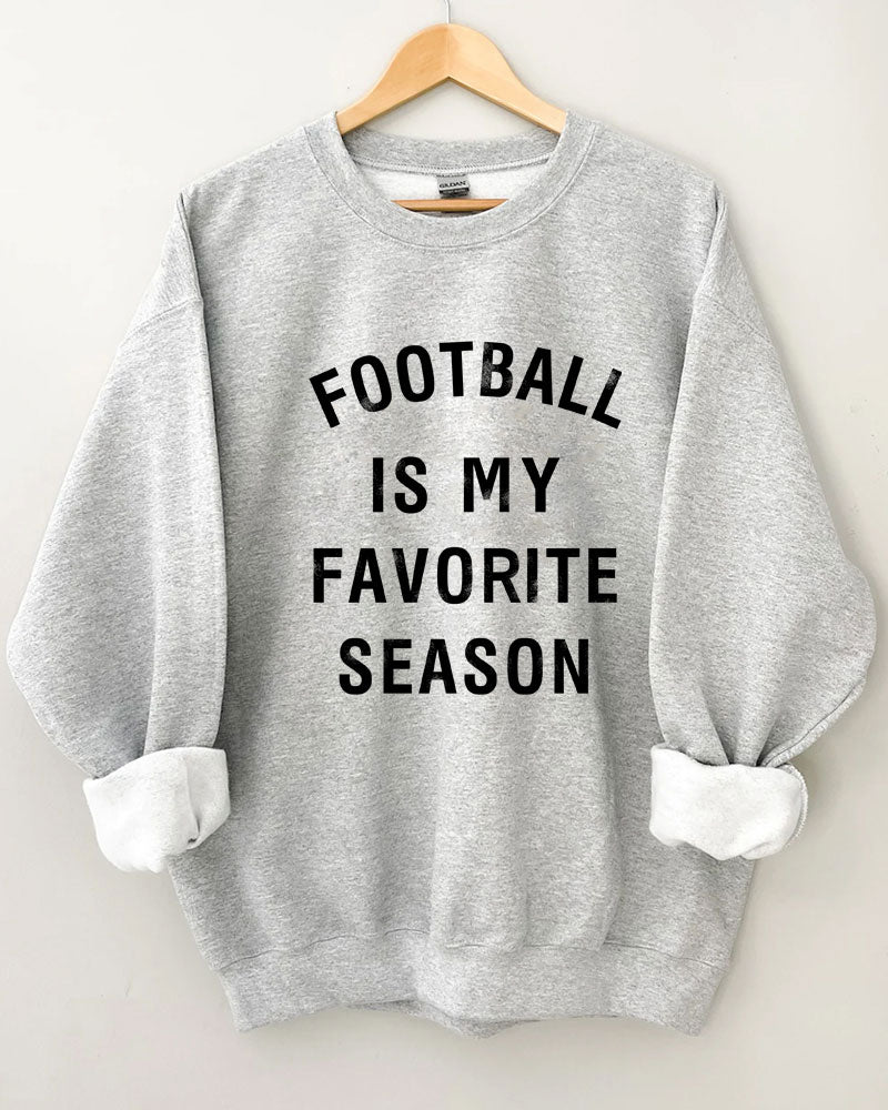 Football is My Favorite Season Crewneck Sweatshirt