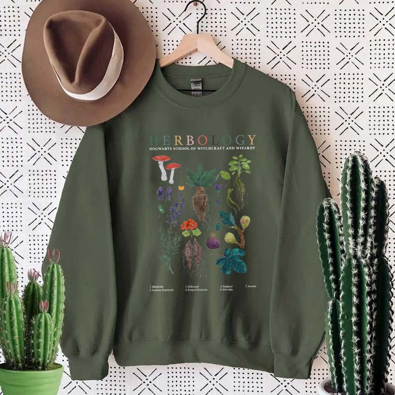 Herbology Plants Sweatshirt