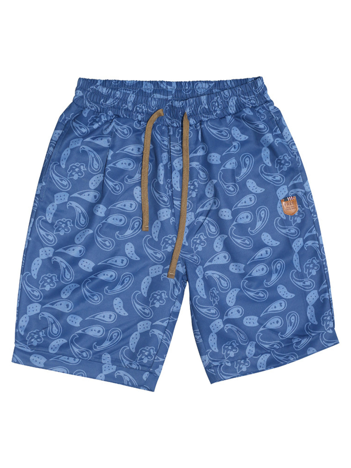 Men's Hawaiian Print Loose Beach Shorts