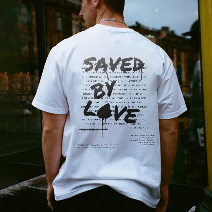 Saved By Love Printed T-shirt