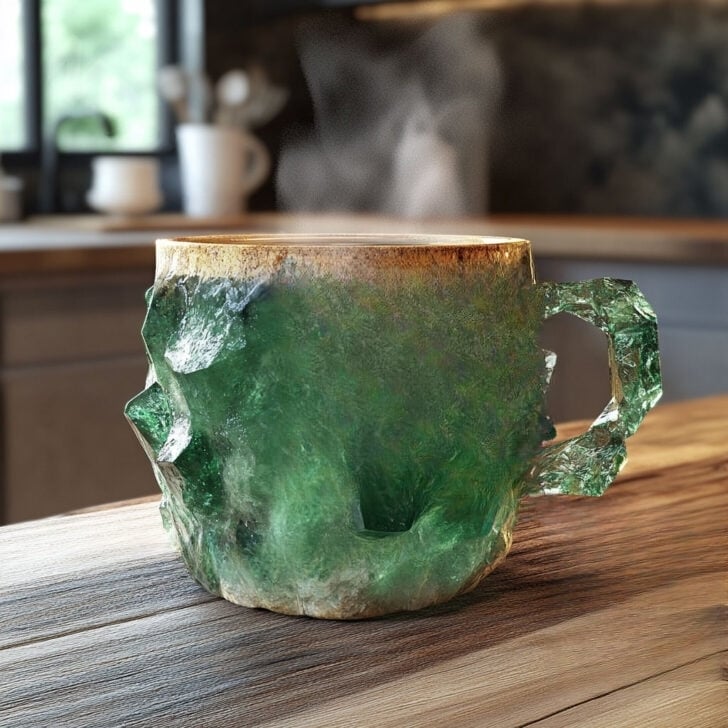 🥃2025 New Mineral Crystal Coffee Mugs